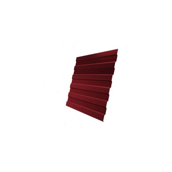 Профнастил С8А Дачный PE RAL 3011 коричнево-красный фото 1