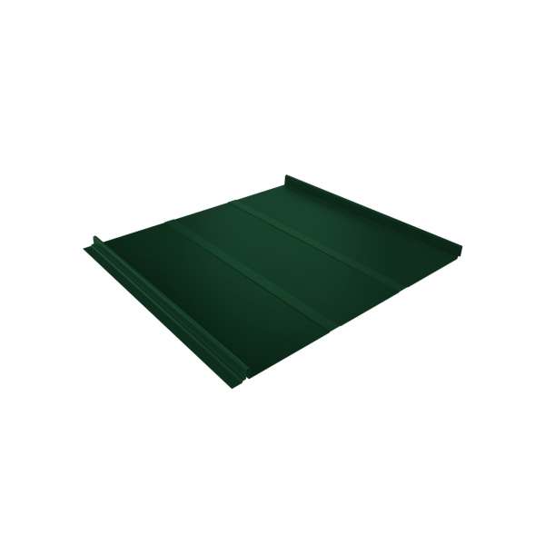 Кликфальц Line 0,45 PE с пленкой на замках RAL 6005 зеленый мох фото 1