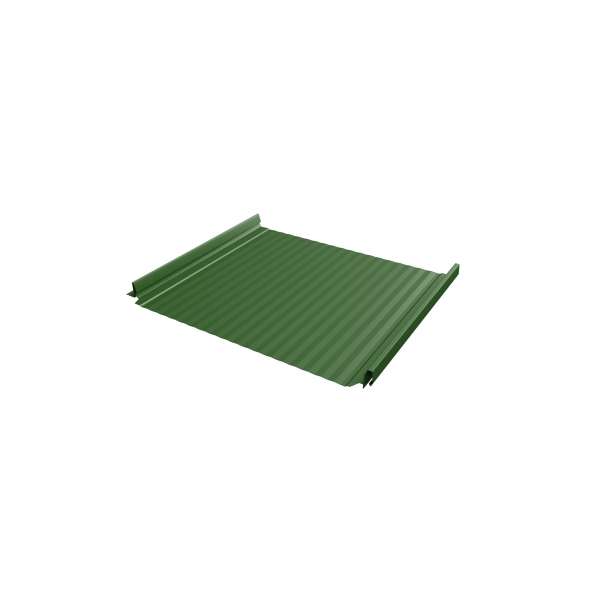 Кликфальц Pro Gofr 0,45 PE с пленкой на замках RAL 6002 лиственно-зеленый фото 1