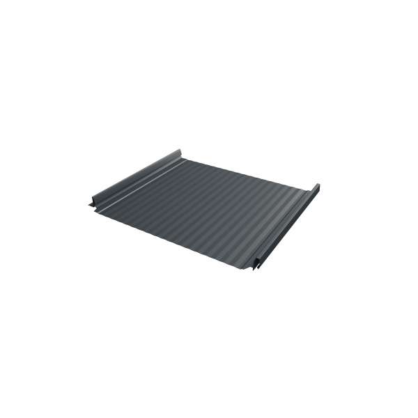 Кликфальц Pro Gofr 0,5 Rooftop Matte с пленкой на замках RAL 7016 антрацитово-серый фото 1