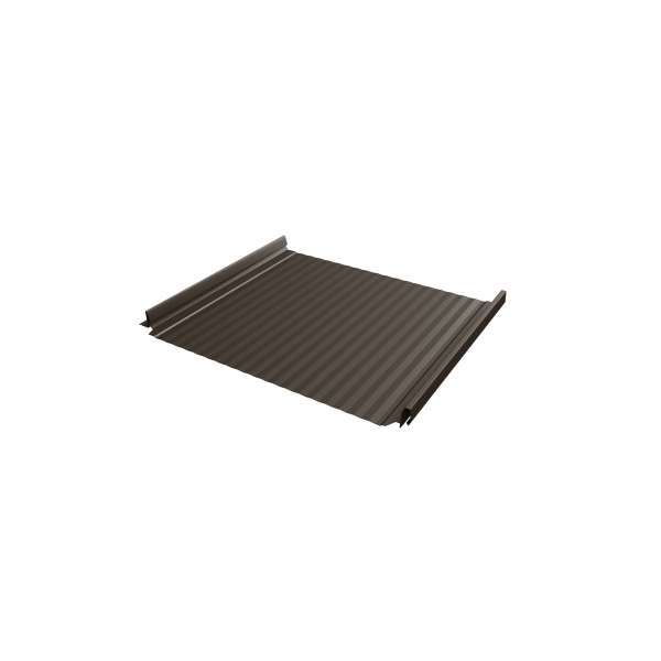 Кликфальц Pro Gofr 0,5 Rooftop Matte с пленкой на замках RR 32 темно-коричневый фото 1