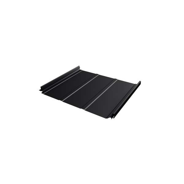Кликфальц Pro Line 0,5 Rooftop Matte с пленкой на замках RAL 9005 черный фото 1