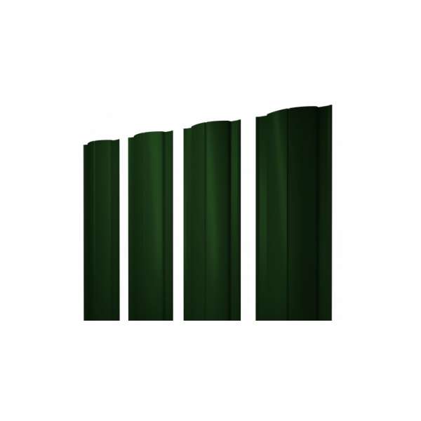 Штакетник Круглый 0,4 PE RAL 6005 зеленый мох фото 1