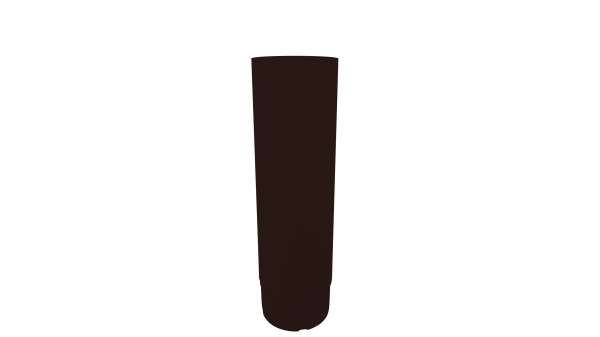 Труба круглая,100 мм 3 м RAL 8017 шоколад